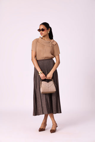 Trecia Top - Light Mocha