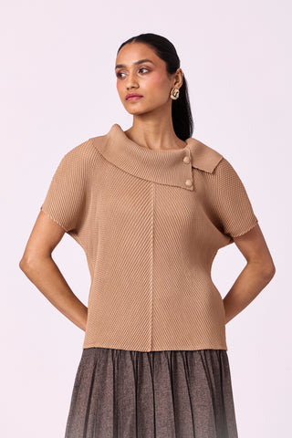 Trecia Top - Light Mocha