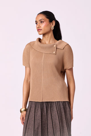 Trecia Top - Light Mocha