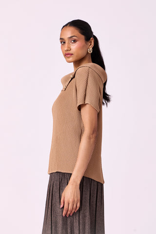 Trecia Top - Light Mocha