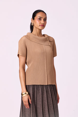 Trecia Top - Light Mocha