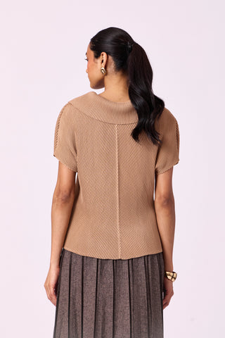Trecia Top - Light Mocha