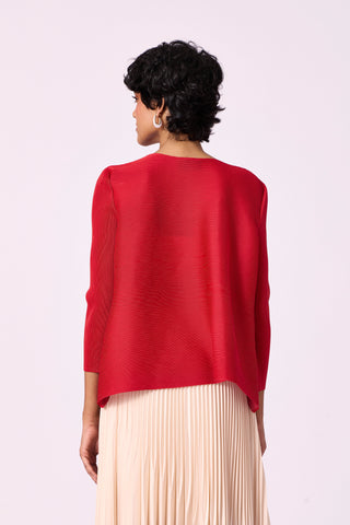 Aliz Floral Shirt - Red