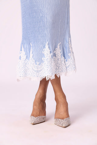 Leona Skirt Set - Ice Blue