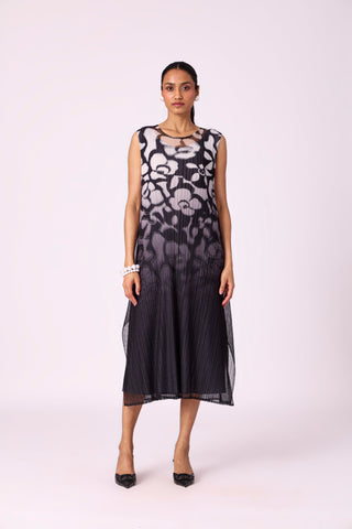 Mirabelle Print Dress - Black
