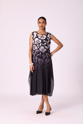 Mirabelle Print Dress - Black