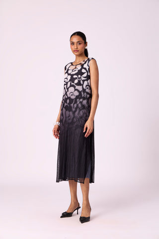 Mirabelle Print Dress - Black