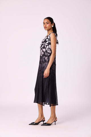 Mirabelle Print Dress - Black