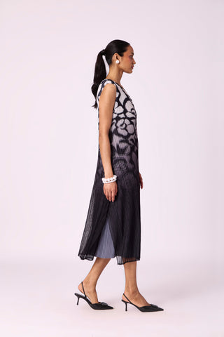 Mirabelle Print Dress - Black