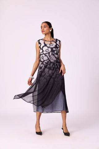 Mirabelle Print Dress - Black
