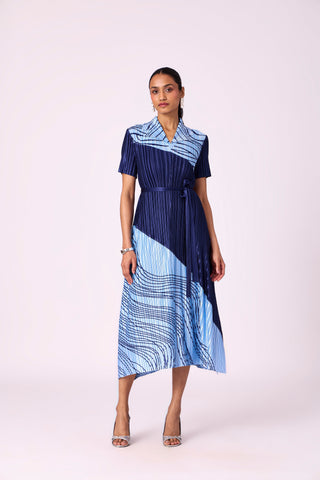 Trista Dress - Blue