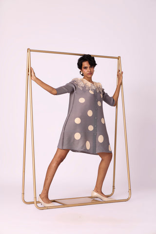 Freya Dress - Grey