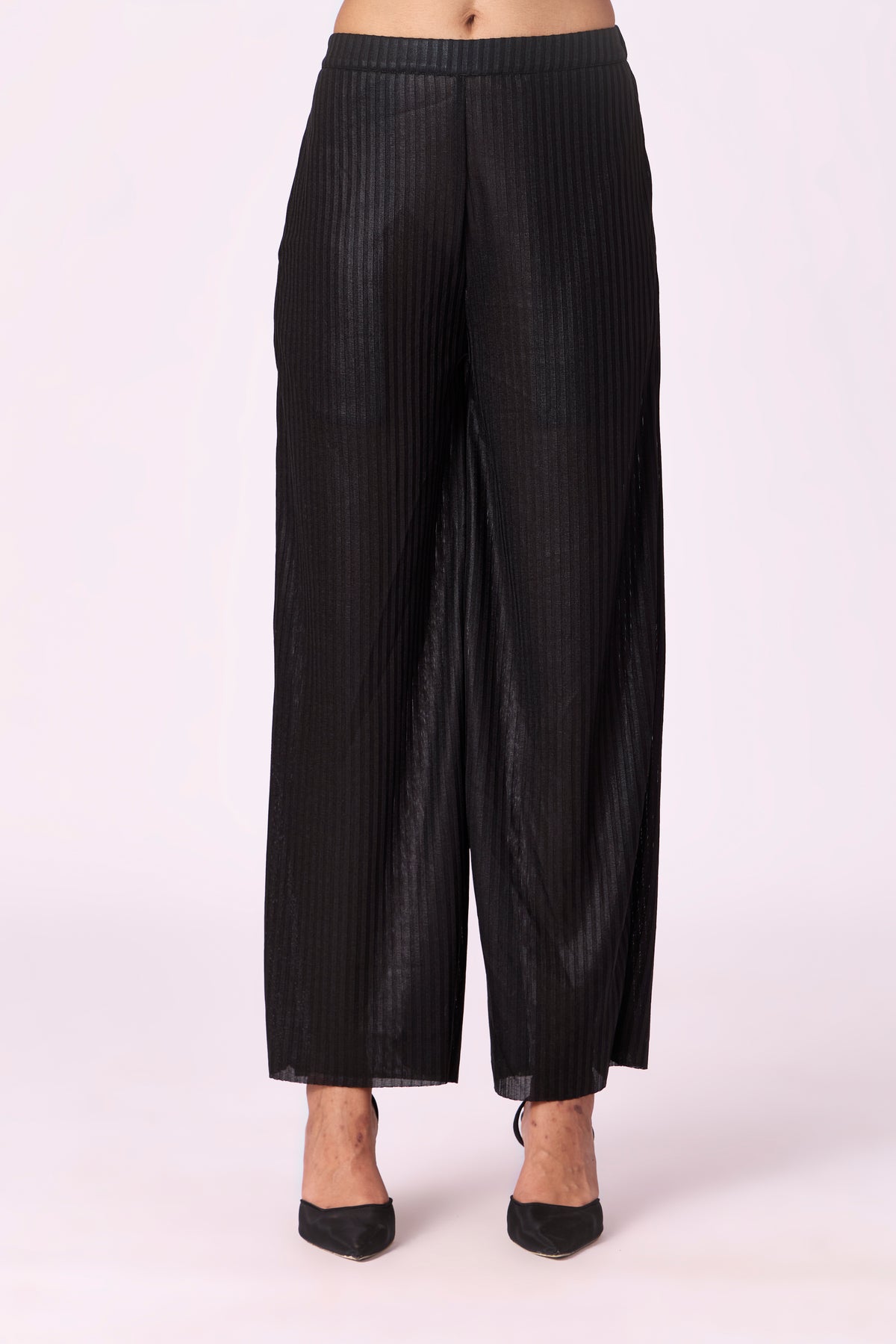 Fiona Pants - Metallic Black