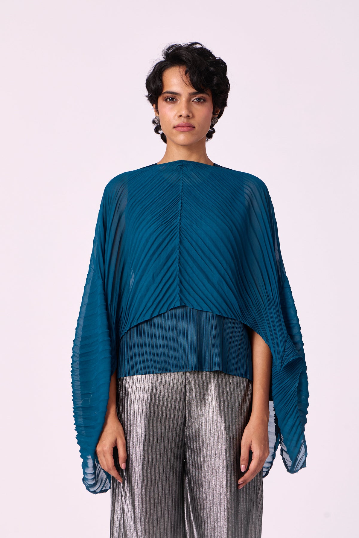 Nadia A-Line Top - Teal