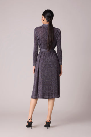 Levy Denim Wash Dress - Dark Grey