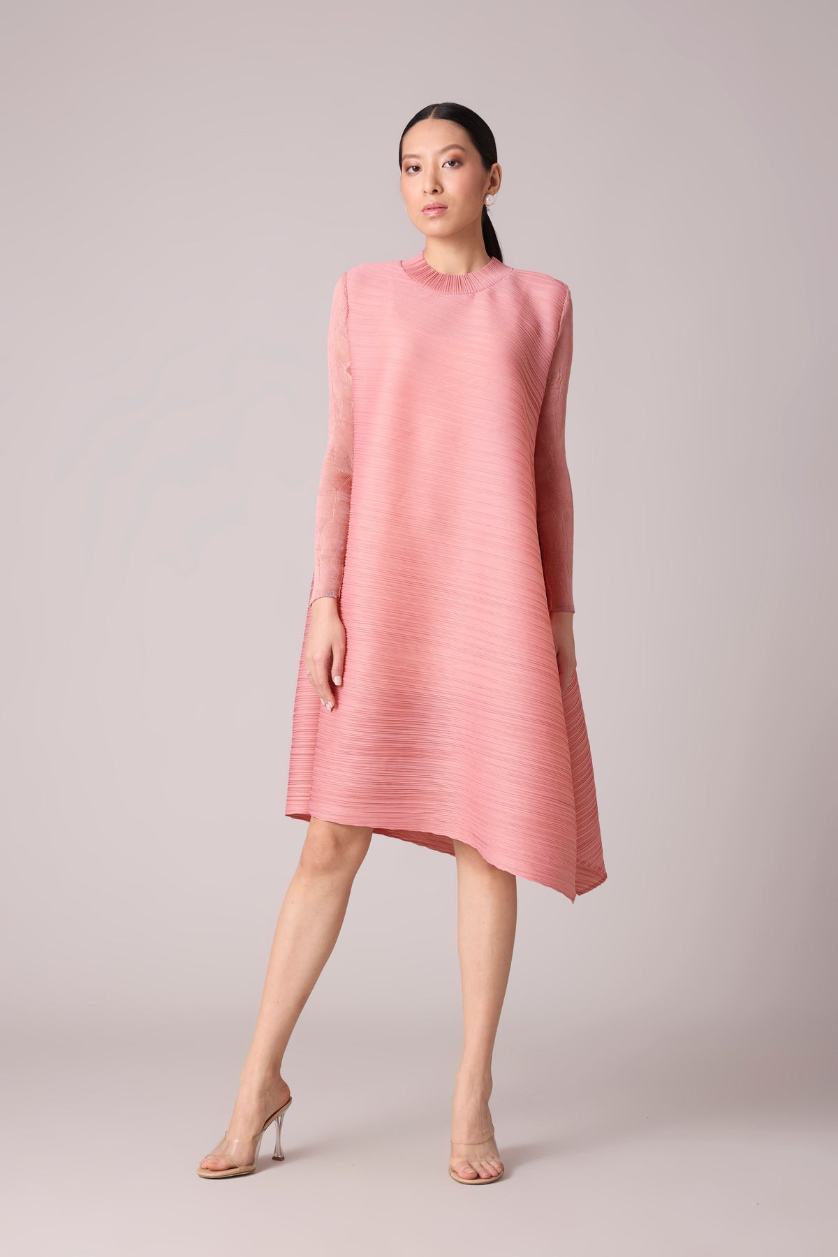 Rosa Sheer Dress - Pink