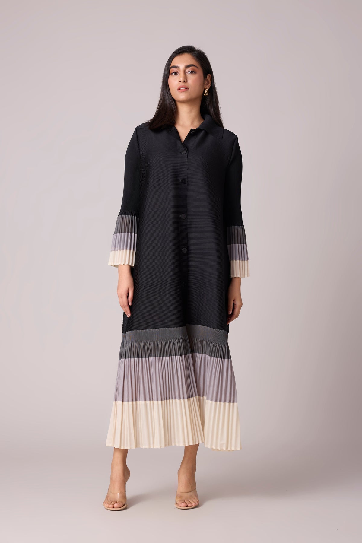 Betsy Shirt Dress - Black