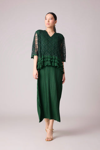 Gaby Dress - Dark Green