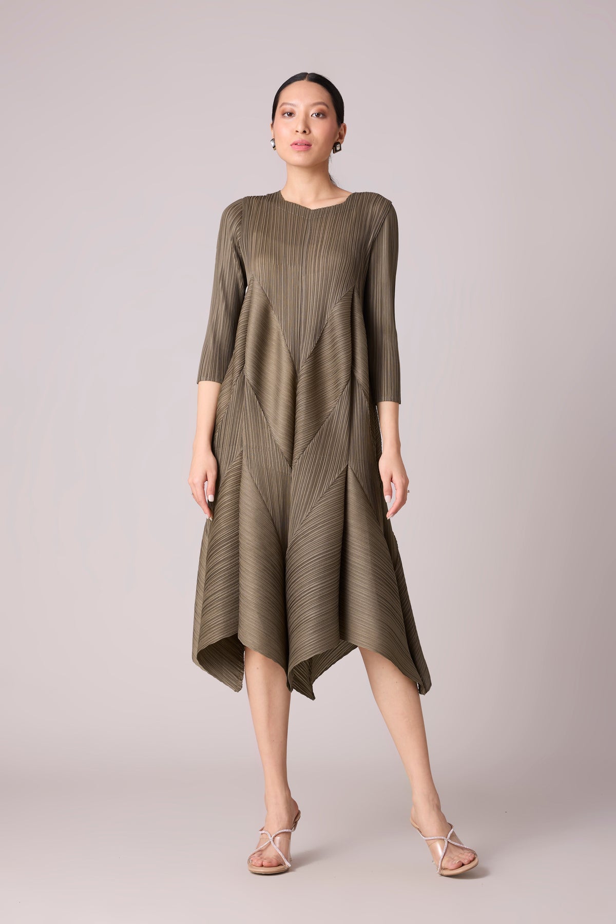 Tulip Dress - Dark Taupe