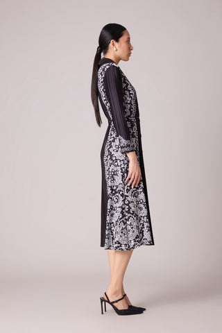 Mischa Dress - Black & White