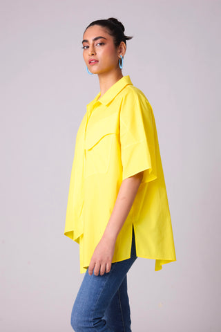 Andrea Shirt - Lemon Yellow