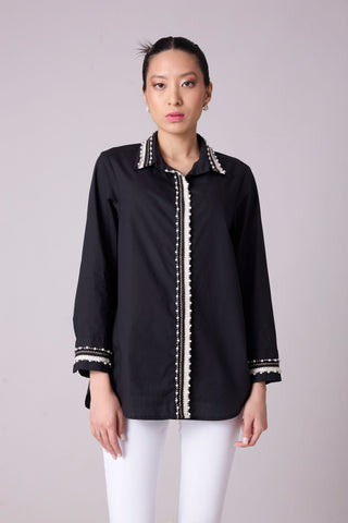 Simone Shirt  - Black