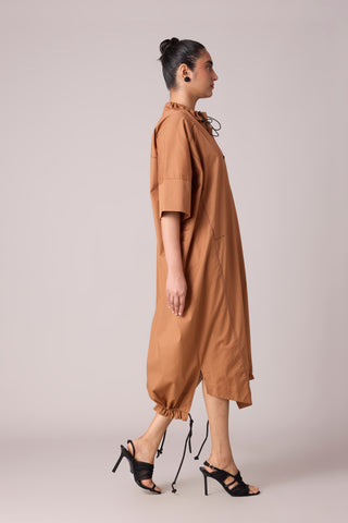 Lexis Shirt Dress - Caramel