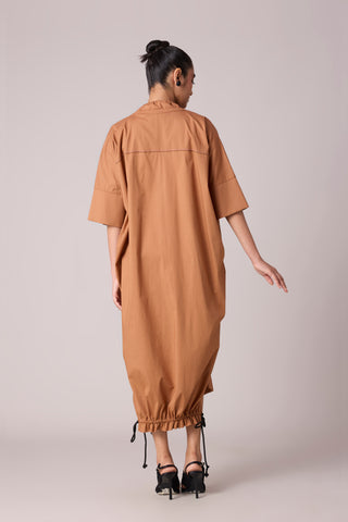 Lexis Shirt Dress - Caramel