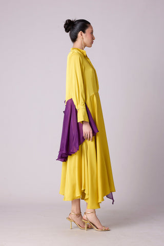 Clive Shirt Dress - Canary Yellow