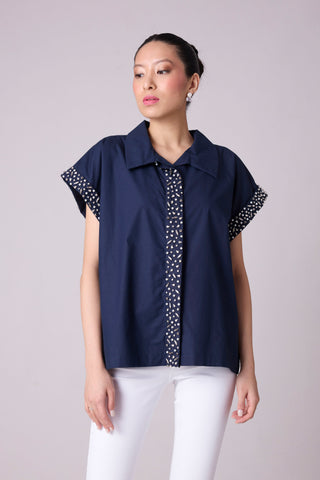 Claudette Shirt - Navy