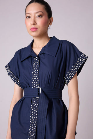 Claudette Shirt - Navy