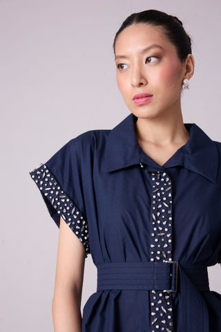 Claudette Shirt - Navy