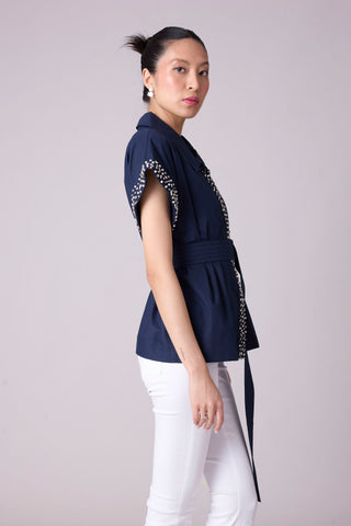 Claudette Shirt - Navy