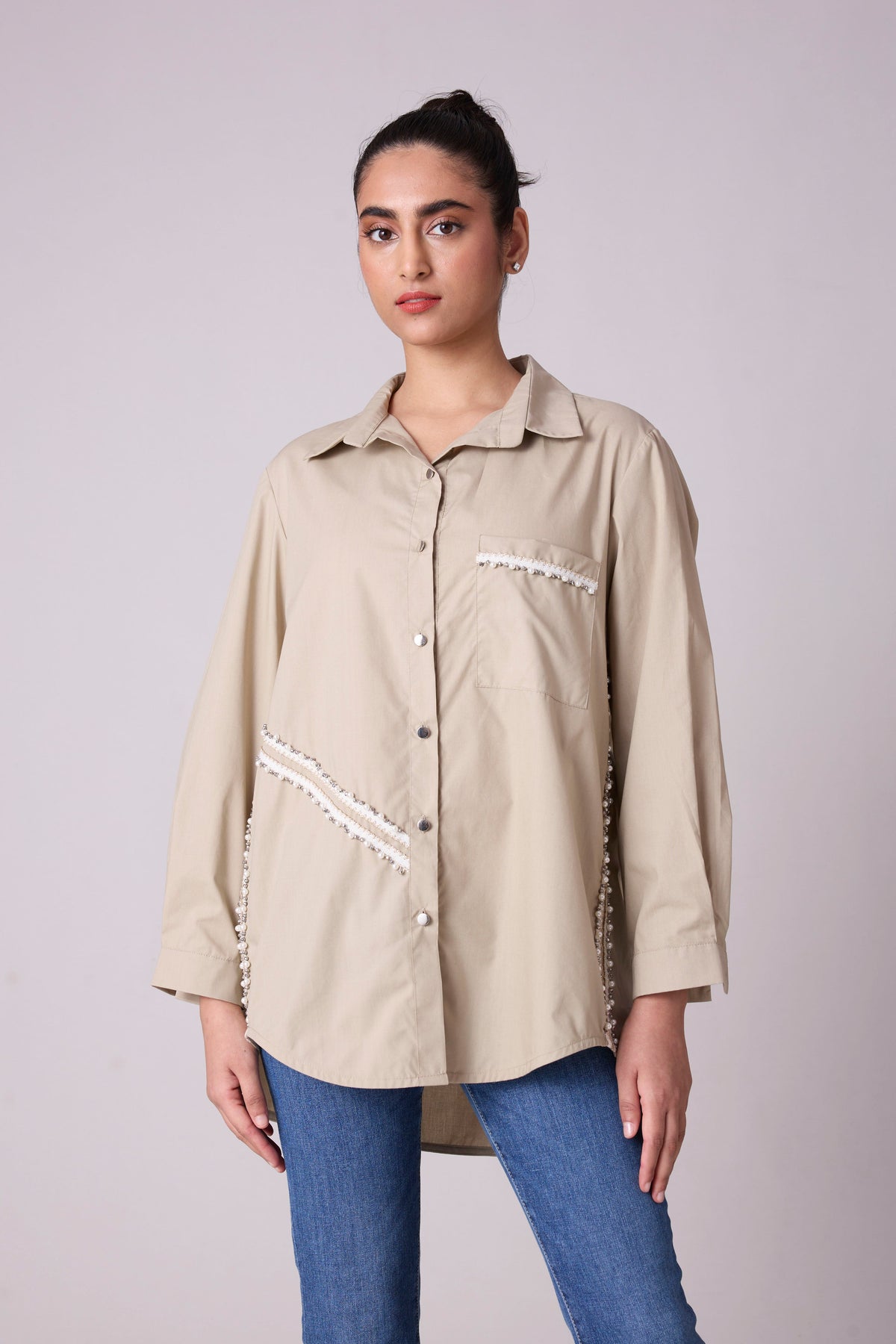 Bari Shirt - Beige