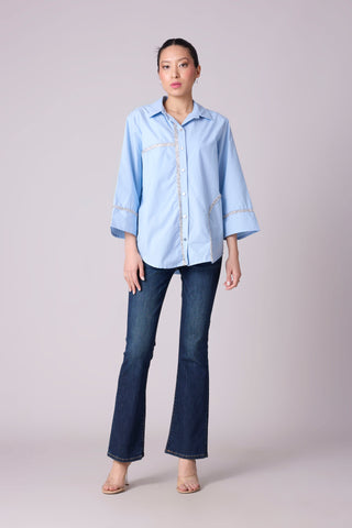 Capri Shirt - Dutch Blue