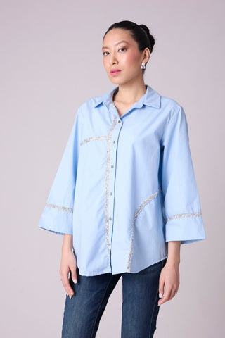 Capri Shirt - Dutch Blue