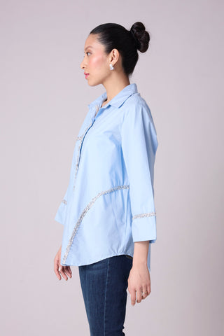 Capri Shirt - Dutch Blue