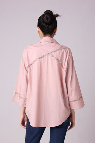 Capri Shirt - Ash Pink