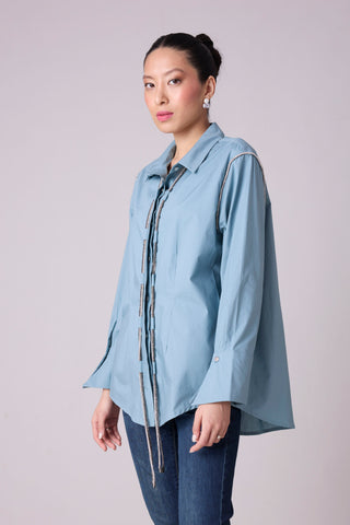 Lorenza Shirt - Stone Blue