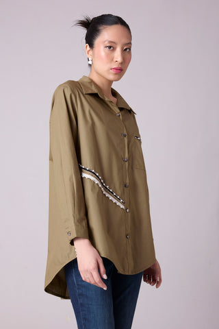 Bari Shirt - Olive Green