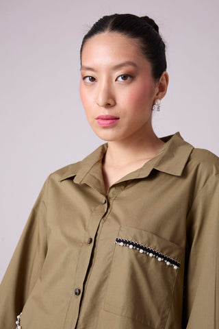 Bari Shirt - Olive Green