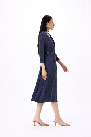 Nicola Denim Dress - Navy