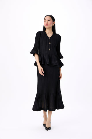 Merylyn Skirt Set - Black