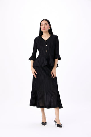 Merylyn Skirt Set - Black