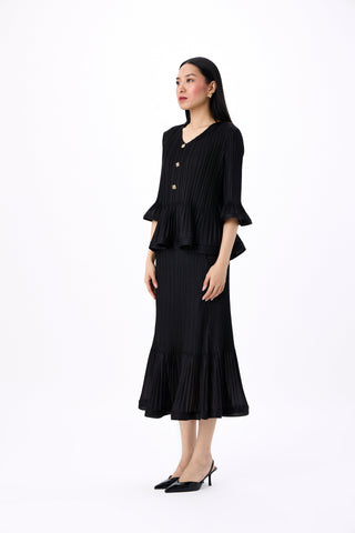 Merylyn Skirt Set - Black