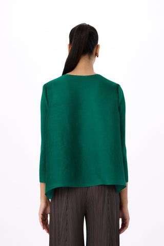 Aliz Floral Shirt - Emerald Green