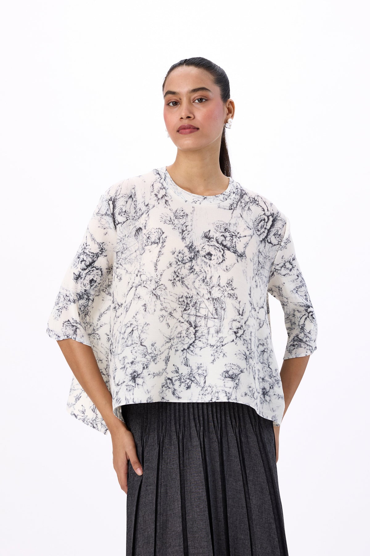 Daphne Top - Dark Grey