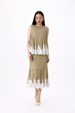 Nerina Set - Oyster Olive