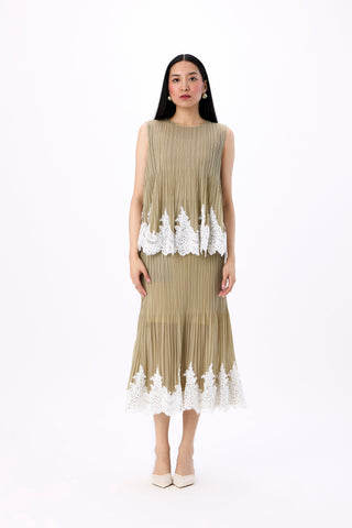 Nerina Set - Oyster Olive