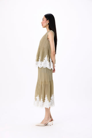 Nerina Set - Oyster Olive